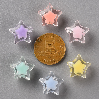 Transparent Acrylic Beads TACR-S152-02A-1