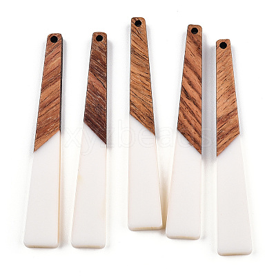 Opaque Resin & Walnut Wood Big Pendants RESI-TAC0017-46-C01-1