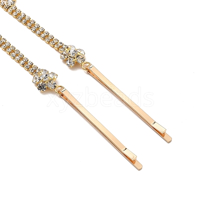 Alloy Rhinestone Hair Chain LS-OHAR-M044-01G-1