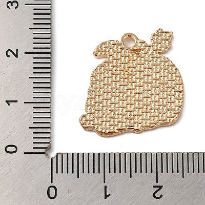 Thanksgiving Day Golden Tone Alloy Enamel Pendants LS-ENAM-M002-02M-G-1