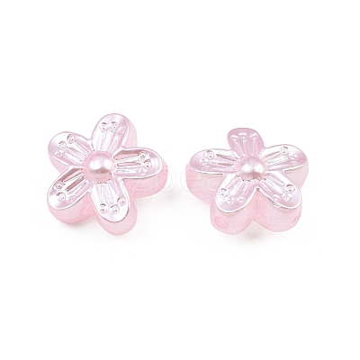 Imitation Pearl Acrylic Beads AC-CBAAA05-07A-1