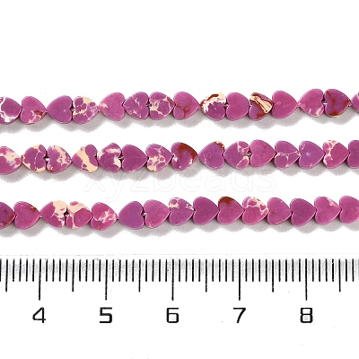 Dyed Synthetic Imperial Jasper Beads Strands G-M403-A35-01-1