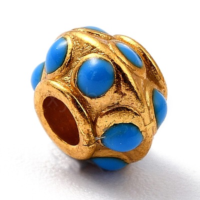 Alloy Enamel Beads ZIRC-I054-33G-1