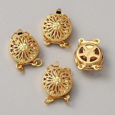 Brass Box Clasps LS-KK-WH0079-16A-G-1