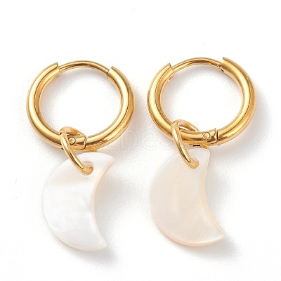 PVD Vacuum Plating 304 Stainless Steel Huggie Hoop Earrings EJEW-JE04404-01-1