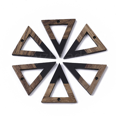 Resin & Walnut Wood Pendants RESI-S358-56D-1