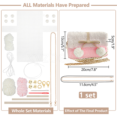 DIY Shoulder Bag Making Kits DIY-WH0504-319C-1