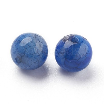 Crackle Acrylic Beads MACR-E025-20F-8mm-1