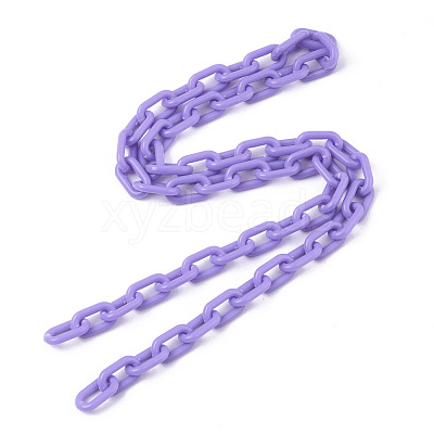 Opaque Acrylic Cable Chains SACR-N010-002E-1