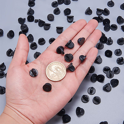 Rubber Brooch Findings FIND-PH0011-01-1