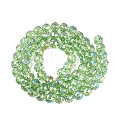 Transparent Glass Beads Strands GLAA-Q107-02A-09-1