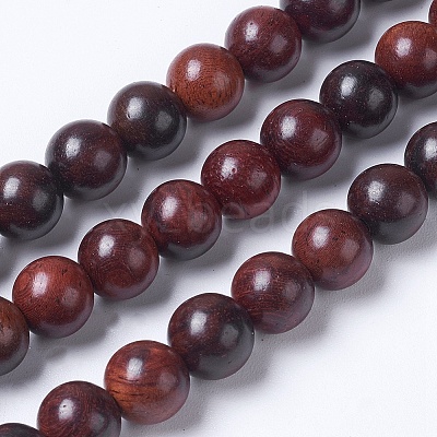 Imitation Burmese Wood Beads Strands WOOD-J001-03-6mm-1-1
