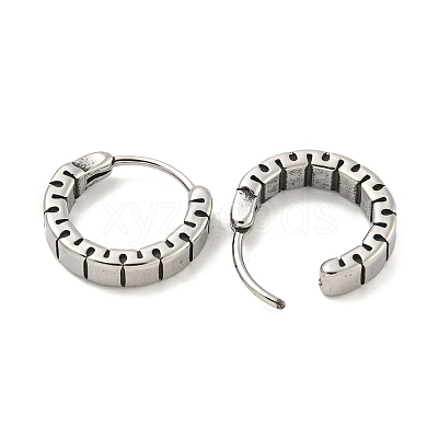 316 Surgical Stainless Steel Hoop Earrings for Women and Men EJEW-D096-15G-AS-1