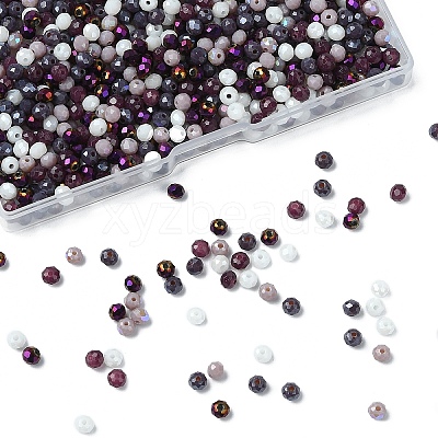10 Strands 5 Styles Electroplate Glass Beads Strands EGLA-YW0003-95A-1
