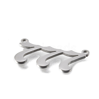 304 Stainless Steel Pendants STAS-D382-04G-P-1