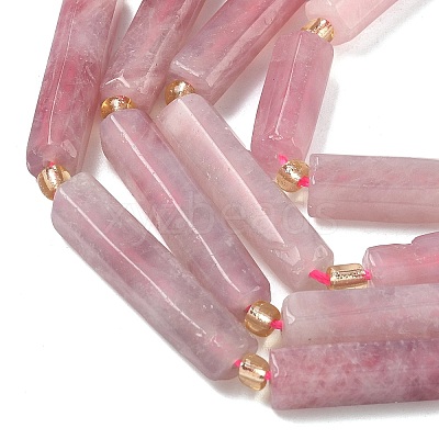 Natural Purple Madagascar Rose Quartz Beads Strands G-D353-A19-1