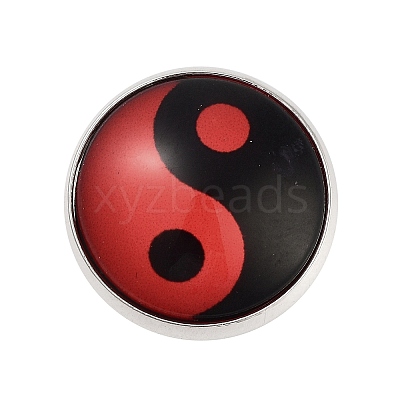 Round Glass Brooches JEWB-A022-02A-1
