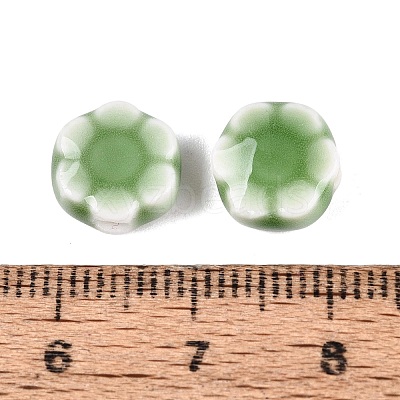 Vintage Handmade Porcelain Beads PORC-N013-25-15-1