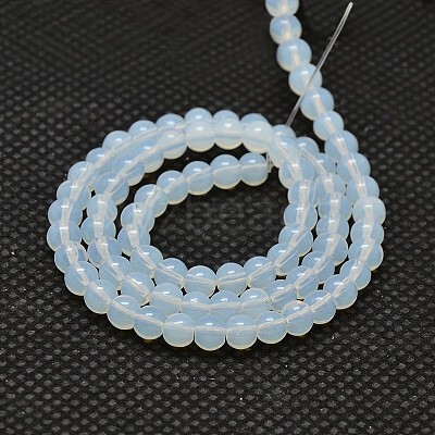 Round Opalite Beads Strands GLAA-F033-6mm-01-1