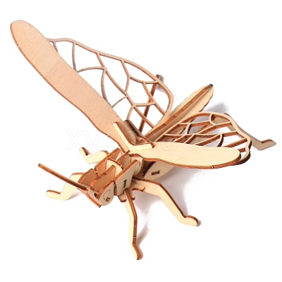 Insect 3D Wooden Puzzle Simulation Animal Assembly PW-WG12240-06-1