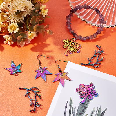 18Pcs 3 Style Alloy Pendants FIND-FH0002-36-1