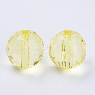 Transparent Acrylic Beads TACR-Q254-8mm-V21-1