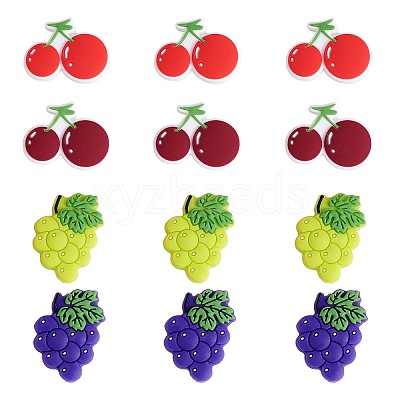 12Pcs 4 Style Silicone Beads JX771A-1