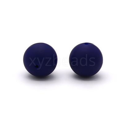 Round Food Grade Eco-Friendly Silicone Beads SI-JX0066A-02-1