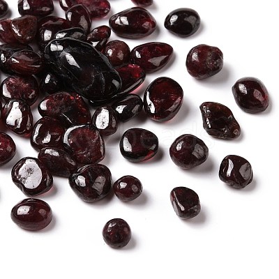 Natural Garnet Chip Beads G-O103-15S-1