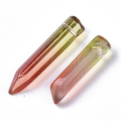 Two Tone Glass Beads GLAA-S167-13-1