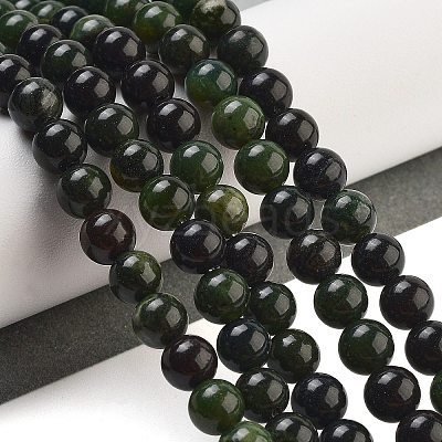 Natural Canadian Jade Beads Strands G-NH0029-01A-1