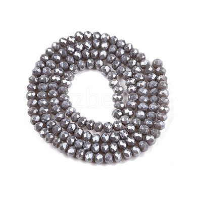 Electroplate Glass Beads Strands EGLA-A044-P2mm-A10-1