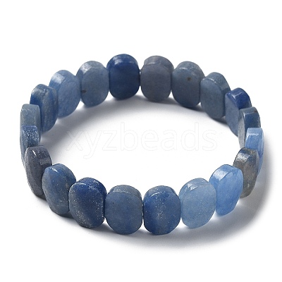 Natural Kyanite Beaded Stretch Bracelet G-E010-01-10-1