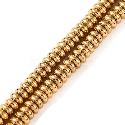 Electroplated Synthetic Non-magnetic Hematite Beads Strands G-H027-D01-01-1