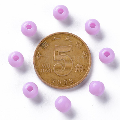Opaque Acrylic Beads X-MACR-S370-C6mm-A03-1
