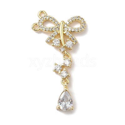 Brass Micro Pave Cubic Zirconia Pendants KK-L239-027G-1