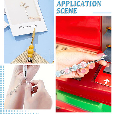 4Pcs Alloy Bracelet Tool Jewelry Helper Beadable Alligator Clips AJEW-SP0001-69A-1