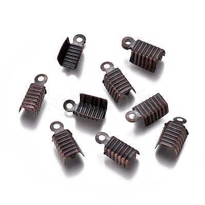 Brass Folding Crimp Ends KK-P031-07R-NF-1
