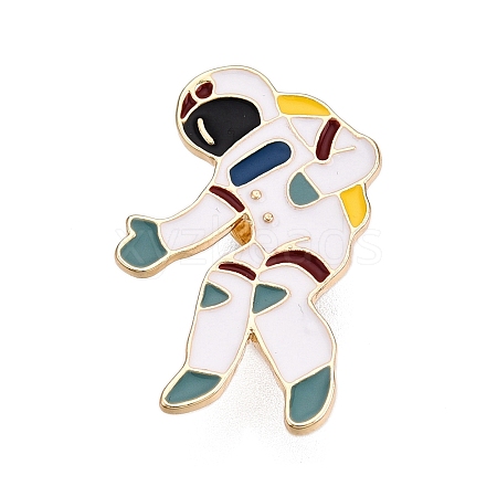 Spaceman Enamel Pins JEWB-N001-19B-G-1