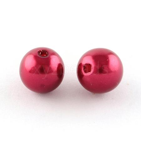 ABS Plastic Imitation Pearl Round Beads SACR-S074-12mm-A38-1