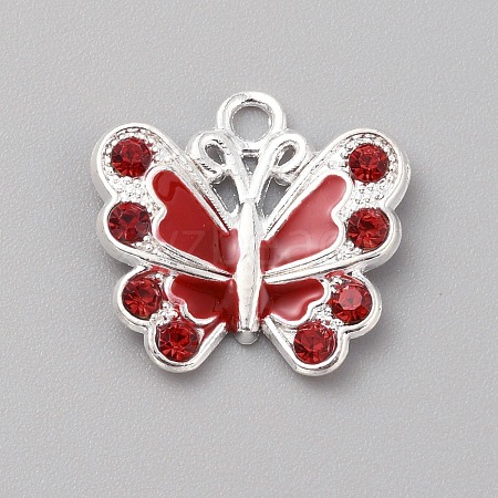 Alloy Enamel Pendants FIND-WH0417-27D-1