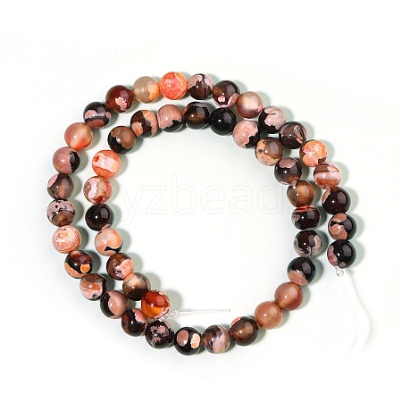 Natural Fire Agate Beads Strands G-TAC0010-07C-1