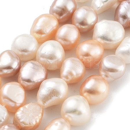 Natural Cultured Freshwater Pearl Beads Strands PEAR-P062-26F-1