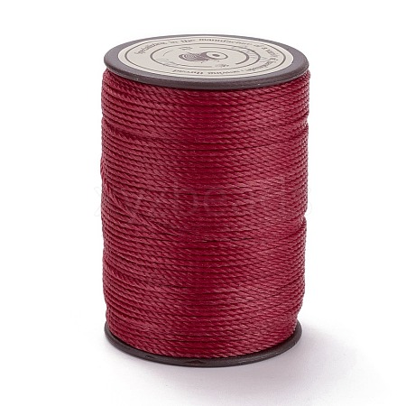 Round Waxed Polyester Thread String YC-D004-02E-050-1