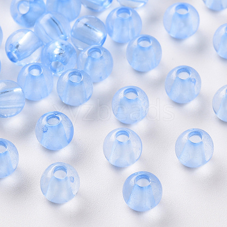 Transparent Acrylic Beads X-MACR-S370-A6mm-749-1