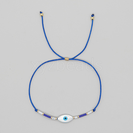 Natural Shell Evil Eye Bracelets FK3019-3-1