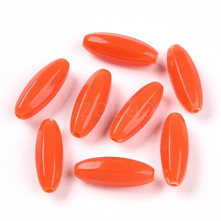 Opaque Acrylic Beads SACR-T017-09-1