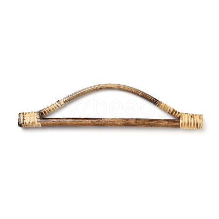 Wood & Rattan Woven Bag Handles FIND-H212-03B-1