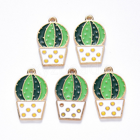 Alloy Enamel Pendants ENAM-N054-014-1