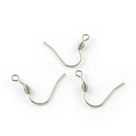 201 Stainless Steel Earring Hooks STAS-R063-66-1